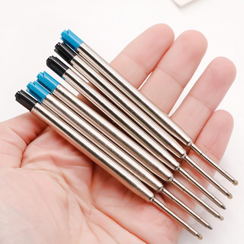 RUN FENG Pack of 10 Replaceable Ballpoint Pen Refills, G2 Gel Ink Refills,1mm Medium Point,Twist Pen Refill,Ball Point Pen Refills,Ink Refills for Pens,Blue Ink Refills - Image 4